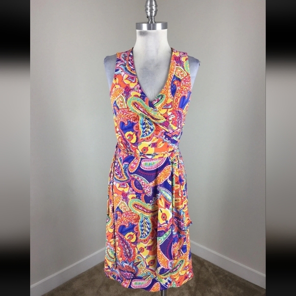 Ralph Lauren Dresses & Skirts - Ralph Lauren -Paisley Midi Dress- Size M